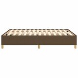  Okvir za krevet s oprugom tamnosmeđi 140 x 200 cm od tkanine | shoptok.hr