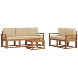  Set vanjskih sofa 6 kom. Prirodna i bež | shoptok.hr