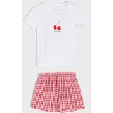 Sinsay Pamučna dvodijelna pidžama s motivom trešanja | shoptok.hr