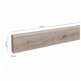  Zaključna letev LEUVEN LAUREL (6 x 1,2 x 240 cm) | Shoptok.si