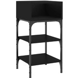 vidaXL Noćni ormarići 2 kom crni 35x34 5x70 cm od konstruiranog drva | shoptok.hr