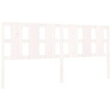  Uzglavlje za krevet bijelo 205 5x4x100 cm od masivne borovine | shoptok.hr