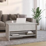  Stolić za kavu boja betona 80x50x40 cm konstruirano drvo | shoptok.hr