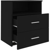  Noćni ormarići 2 kom crni 50 x 32 x 60 cm | Eponuda.com