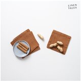 Linen Tales Konjak smeđi platneni podmetači u setu od 4 kom - | shoptok.hr