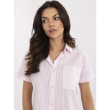 Vinceotto Shirt-NM-KS-KA-01148.50P-White-Pink Cene