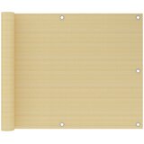 vidaXL balkonski zastor bež 75 x 400 cm HDPE | shoptok.hr