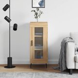 vidaXL Komoda sonoma hrast 34,5x34x90 cm inženirski les Cene