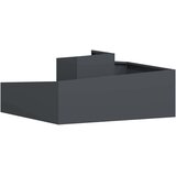  Vrtna saksija Antracit 100 x 100 x 50 cm Čelična vrata | Eponuda.com