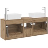  Set ormarića za kupaonicu 3 kom. Hrast artisan 136 x 35 x 80 cm | shoptok.hr