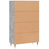  Visoka komoda boja betona 69,5 x 31 x 115 cm konstruirano drvo | Eponuda.com