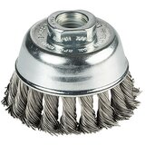 CRAFTOMAT Okrugla žičana četka (Namijenjeno za: Kutna brusilica, Plemeniti čelik, Pleteno) | shoptok.hr