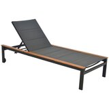 Gardenson Vrtni Ležalnik Paxos, Siva, Z Mizico | Shoptok.si