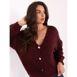 RUE PARIS Sweater-MI-SW-0309.89-burgundy | Shoptok.si