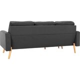 vidaXL trosjed od tkanine s tabureom tamnosivi | shoptok.hr