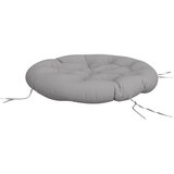  Okrugli jastuk sivi Ø 100 x 11 cm od tkanine Oxford | shoptok.hr