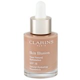 Clarins Skin Illusion Natural Hydrating SPF15 vlažilna podlaga z uv filtrom 30 ml odtenek 113 Chestnut Cene