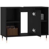 vidaXL kupaonski ormarić crni 80 x 33 x 60 cm od konstruiranog drva | shoptok.hr