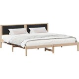  Okvir za krevet s uzglavljem Crna 200 x 200 cm tkanina | shoptok.hr