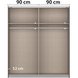 Modern Living Omara Z Drsnimi Vrati Artemis, Barva Šampanjca | Shoptok.si