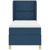  Krevet s opruga kutije s uzglavljem Plava 200 x 80 cm tkanina | shoptok.hr