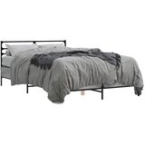  Okvir za krevet boja hrasta 140x190cm konstruirano drvo i metal | shoptok.hr