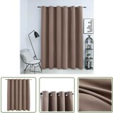  The Living Store Zatemnitvena zavesa s kovinskimi obročki taupe 290x245 cm - Zavesa, (21744233) Cene