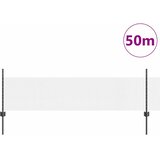  Zavarena žičana ograda s postom 50 x 0,5 m Siva Mreža | shoptok.hr