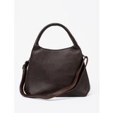 Shelvt Elegant brown handbag with a toiletry bag inside | shoptok.hr