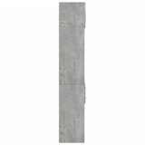 Ormarić za pohranu boja betona 70x42,5x225 cm konstruirano drvo | shoptok.hr