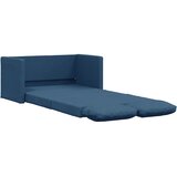  Podni kauč na razvlačenje 2-u-1 plavi 112x174x55 cm od tkanine | Eponuda.com