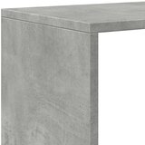 vidaXL Pregrada s knjižno omaro 3-nadstropna betonsko siva 99x29x99 cm | Shoptok.si