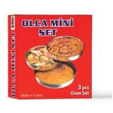Olca set tepsija okrugla 3/1 inox Cene