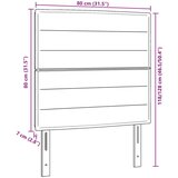  vzglavje Krem Tkanina 80 cm Vzglavje Pravokotno Sodobno, (22080288) | Shoptok.si