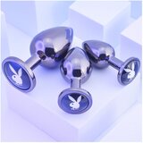Playboy - analni dildo set - 3 dijela (srebrni) | shoptok.hr