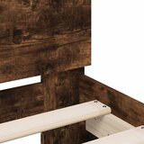  Okvir za krevet s uzglavljem boja hrasta 160x200 cm drveni | shoptok.hr