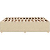  Okvir za krevet bez madraca krem 160x200 cm od tkanine | shoptok.hr