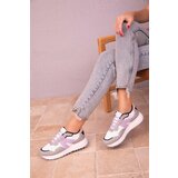 Soho Women's Ice-White-Lilac Sneakers 18324 Cene