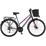 Visitor bicikl city crx city 28" alu 21" disk dupli 18 brzina 167-192cm (l/xl) sivi perla uv sjaj 1282124 | Eponuda.com