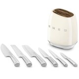 Smeg KBSF02CR Blok noževa 6 dijelova set krem, noževa | shoptok.hr