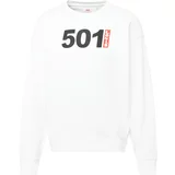 Levi's Sweater majica 'Relaxd Graphic Crew' crvena / crna / bijela