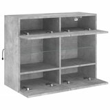 TV ormarić s LED svjetlima siva boja betona 78,5x30x60,5 cm | shoptok.hr