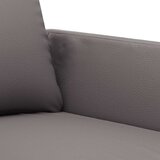 3-dijelni set sofa s jastucima sivi od umjetne kože | shoptok.hr