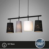 Lesnina XXXL Brilo 4027-045 - Viseći luster na sajli SHADES 4xE27/40W/230V | Eponuda.com