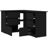  Stol s ladicama Crni hrast 145 x 100 x 76 cm Konstruirano drvo | shoptok.hr