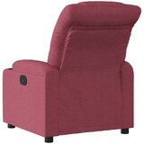  Naslonjač od tkanine crvena boja vina | shoptok.hr