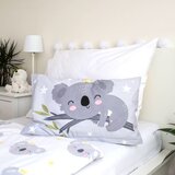 Jerry Fabrics Siva pamučna dječja posteljina za dječji krevetić 100x135 cm Koala "Sweet Dreams" – | shoptok.hr