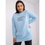 RELEVANCE Sweatshirt-RV-BL-7124.01-light blue | Shoptok.si