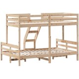 Krevet na kat 80x200/120x200 cm od masivne borovine | shoptok.hr