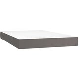  Box spring s madracem LED sivi 120x200cm od umjetne kože | shoptok.hr